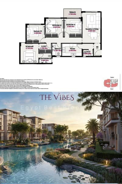 3 Bedroom Apartment for Sale in 6th of October, Giza - 161m. jpeg