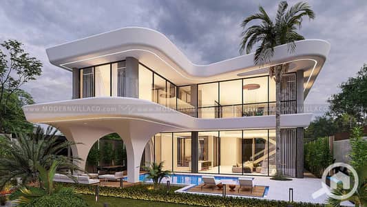 3 Bedroom Twin House for Sale in Sheikh Zayed, Giza - jahanvilla-duplex-villa-designing-19. jpg