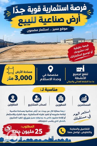 Factory for Sale in Badr City, Cairo - WhatsApp Image 2026-09-06 at 4.34. 57 PM. jpeg Factory for Sale in Badr City, Cairo - WhatsApp Image 2026-09-06 at 4.34. 57 PM. jpeg