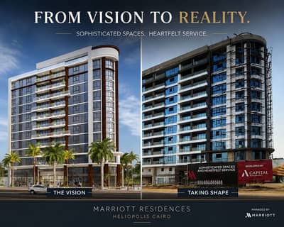 شقة فندقية 1 غرفة نوم للبيع في مصر الجديدة، القاهرة - Marriott Residence Hotel Apartment | 1BR Resale | 58m² | $ Investment شقة فندقية 1 غرفة نوم للبيع في مصر الجديدة، القاهرة - Marriott Residence Hotel Apartment | 1BR Resale | 58m² | $ Investment