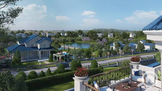 3 Bedroom iVilla for Sale in New Cairo, Cairo - CAM03-balcony view00. jpg