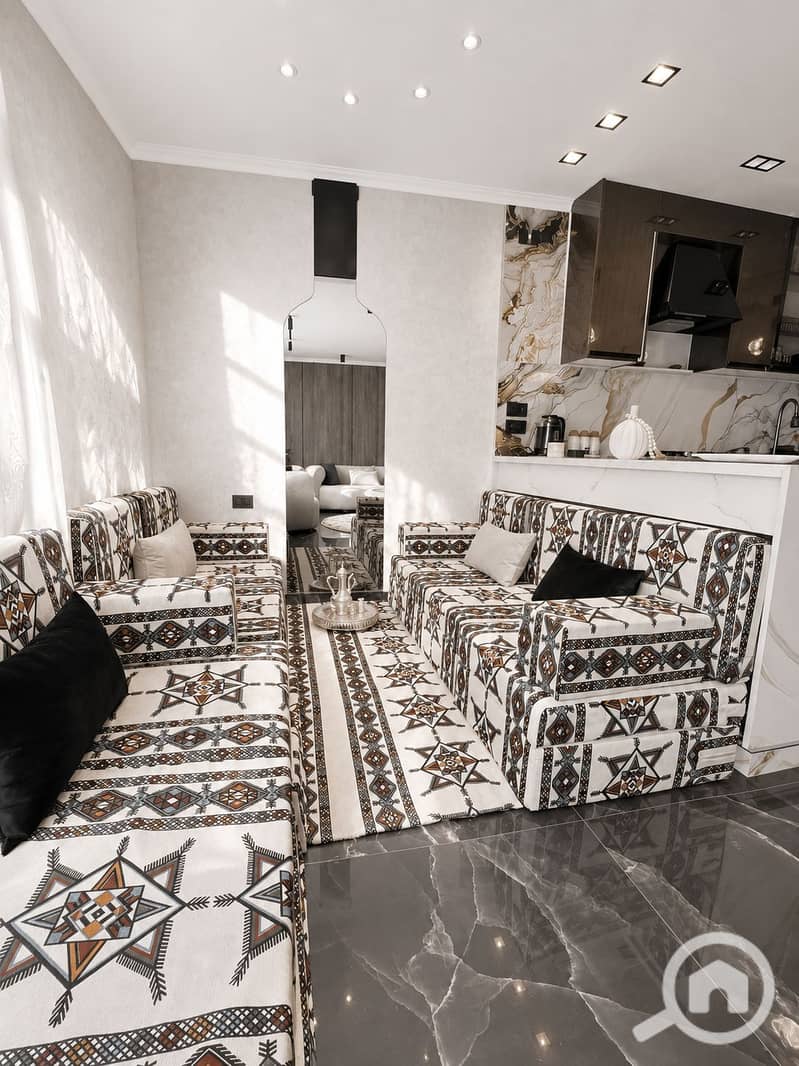 2 Apartment 12 قعده عربى بره. PNG