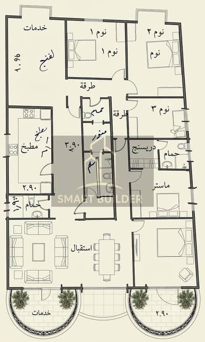 5 Bedroom Apartment for Sale in New Cairo, Cairo - WhatsApp Image 2026-09-10 at 11.18. 55 AM. jpeg 5 Bedroom Apartment for Sale in New Cairo, Cairo - WhatsApp Image 2026-09-10 at 11.18. 55 AM. jpeg