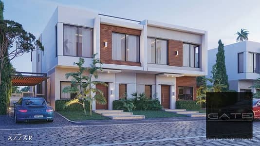 3 Bedroom Townhouse for Sale in North Coast, Matruh - قرية-ازار-الساحل-الشمالى. jpg 3 Bedroom Townhouse for Sale in North Coast, Matruh - قرية-ازار-الساحل-الشمالى. jpg