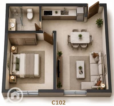 1 Bedroom Flat for Sale in New Cairo, Cairo - WhatsApp Image 2026-09-02 at 11.22. 14 PM. jpeg 1 Bedroom Flat for Sale in New Cairo, Cairo - WhatsApp Image 2026-09-02 at 11.22. 14 PM. jpeg