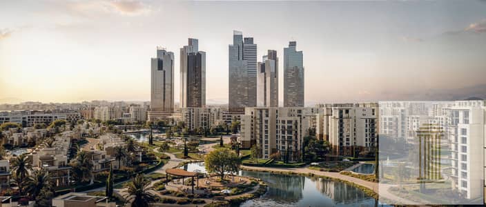 1 Bedroom Flat for Sale in New Cairo, Cairo - 02-Cam20-Park to Towers-F00. jpg