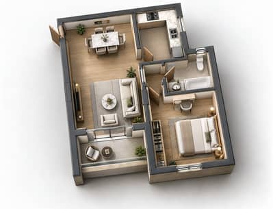 فلیٹ 1 غرفة نوم للبيع في مدينة المستقبل، القاهرة - Sarai Sheya Residence | 80.79 sqm Apartment | Unit 11B فلیٹ 1 غرفة نوم للبيع في مدينة المستقبل، القاهرة - Sarai Sheya Residence | 80.79 sqm Apartment | Unit 11B