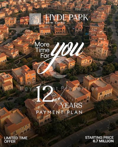 3 Bedroom Apartment for Sale in New Cairo, Cairo - Hyde-Park. jpeg 3 Bedroom Apartment for Sale in New Cairo, Cairo - Hyde-Park. jpeg