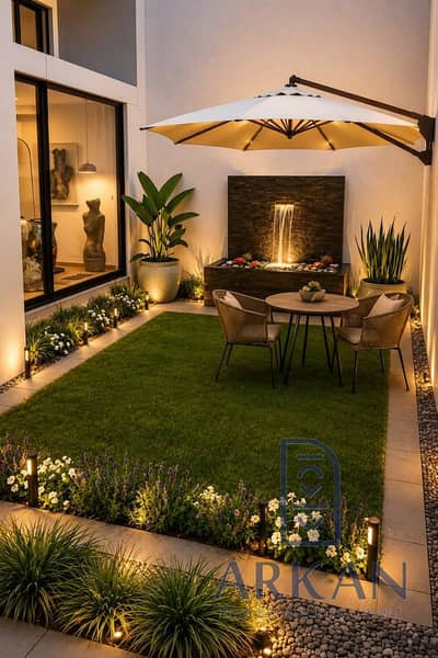 شقة 3 غرف نوم للبيع في حدائق اكتوبر، الجيزة - ✨ Small Backyard Makeover Idea That Looks Like a Luxury Resort. jpg