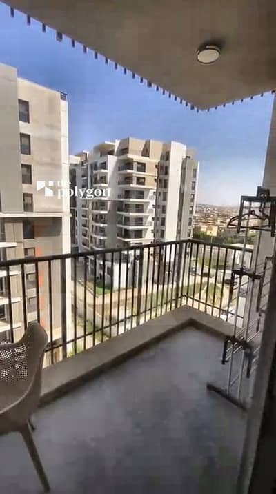 2 Bedroom Flat for Sale in Sheikh Zayed, Giza - balcony_view_02. jpg