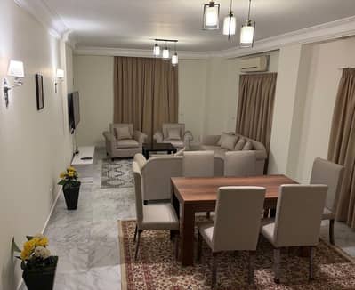 3 Bedroom Apartment for Rent in New Cairo, Cairo - للإيجار شقة مفروشة باللوتس الجنوبية - التجمع الخامس 3 Bedroom Apartment for Rent in New Cairo, Cairo - للإيجار شقة مفروشة باللوتس الجنوبية - التجمع الخامس