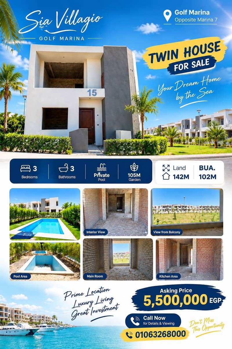 فرصة مش هتتكرر تاني للبيع twin house بسعر شاليه بالساحل الشمالي فرصة مش هتتكرر تاني للبيع twin house بسعر شاليه بالساحل الشمالي