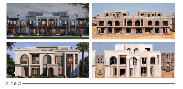 5 Bedroom Twin House for Sale in New Cairo, Cairo - Twinhouse 211 SQM 5 bedrooms