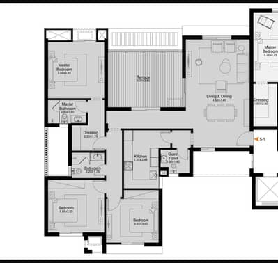 3 Bedroom Penthouse for Sale in 6th of October, Giza - No profit 3 Bedroom Penthouse for Sale in 6th of October, Giza - No profit