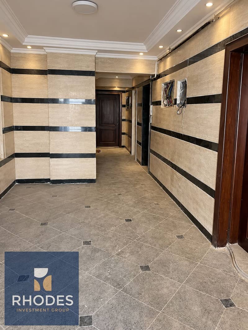 3 Warm Marble Corridor with Exposed Wiring. png