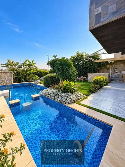 توين هاوس 3 غرف نوم للبيع في الشيخ زايد، الجيزة - Luxurious Tropical Pool Garden. png