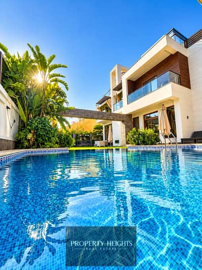 فیلا 5 غرف نوم للبيع في الشيخ زايد، الجيزة - Luxury Villa Poolside Paradise. png