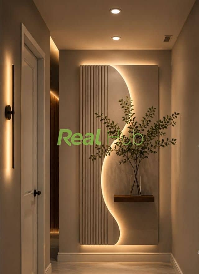5 Title_ Elegant Hallway Wall Decor with LED Lighting. jpeg