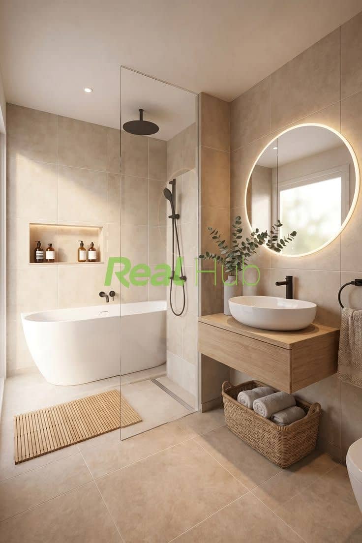 10 How to Create a Minimalist Bathroom Look ✨ Modern Decor Ideas, Vanity Design & Accessories Inspo. jpeg