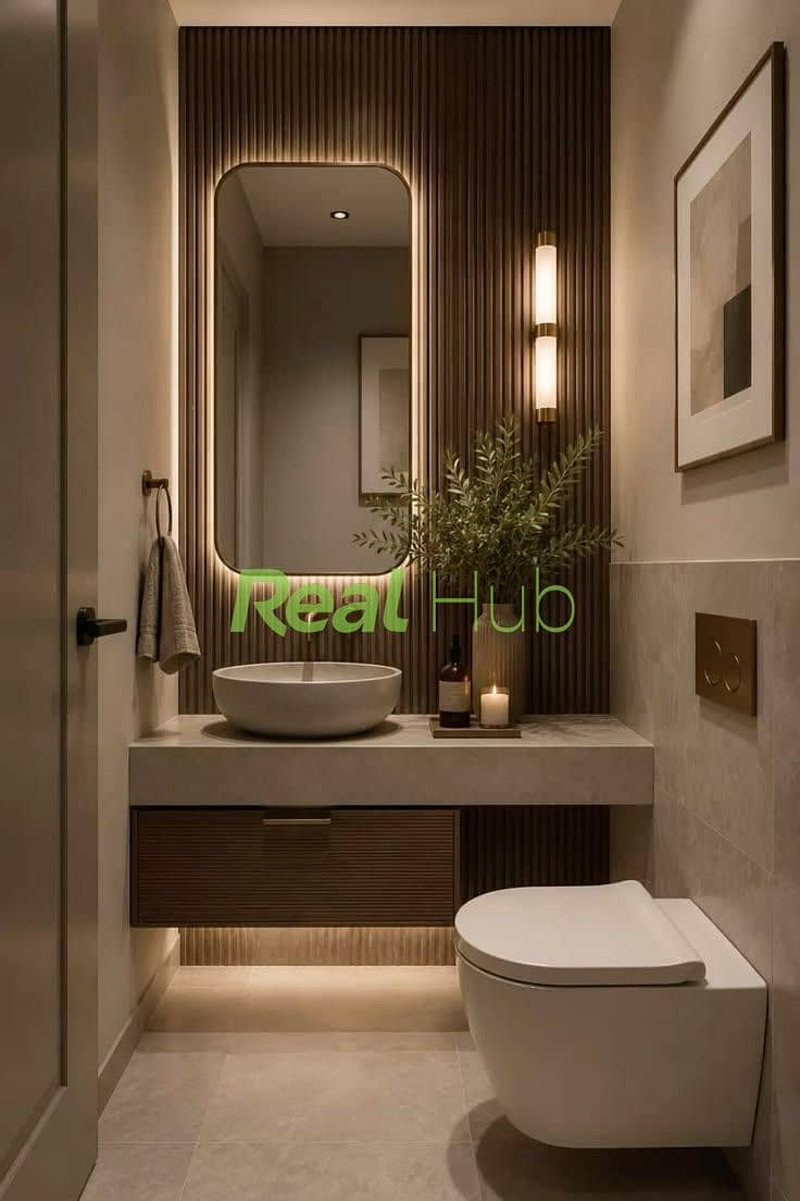 10 Chic Half-Bath_ Modern Powder Room Makeover. jpeg