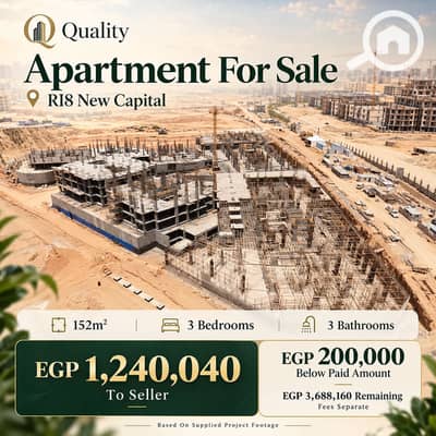 3 Bedroom Flat for Sale in New Capital City, Cairo - 01_cover. png