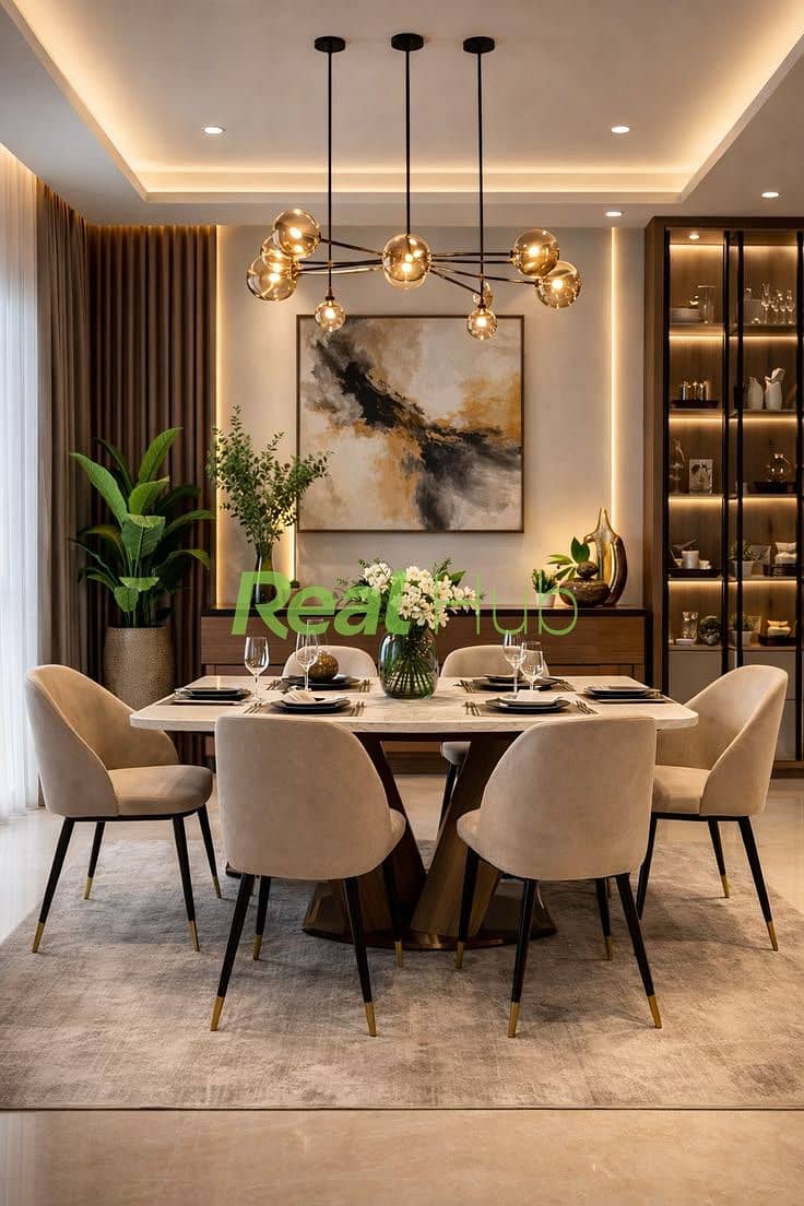 6 Modern Dining Room Design Inspiration ✨. jpeg