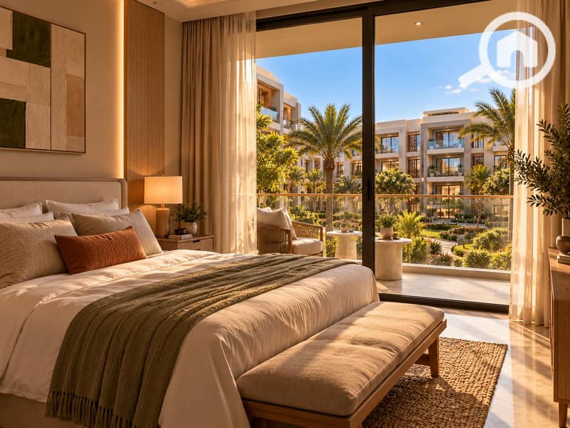 3 Luxury Bedroom with Resort Balcony View. png