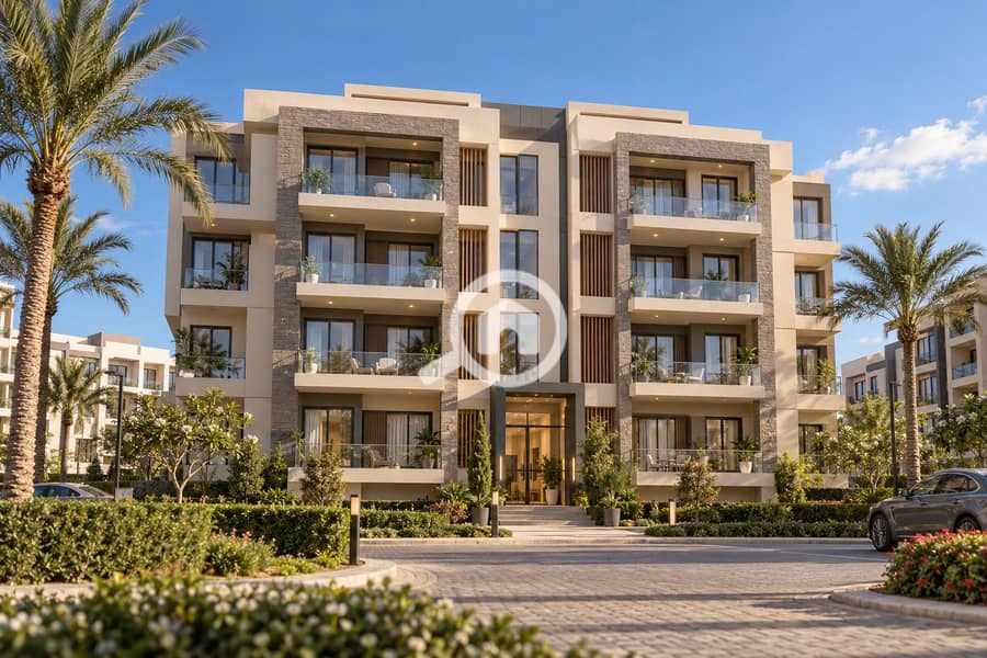 9 Sunny Modern Apartment Complex with Palms. png
