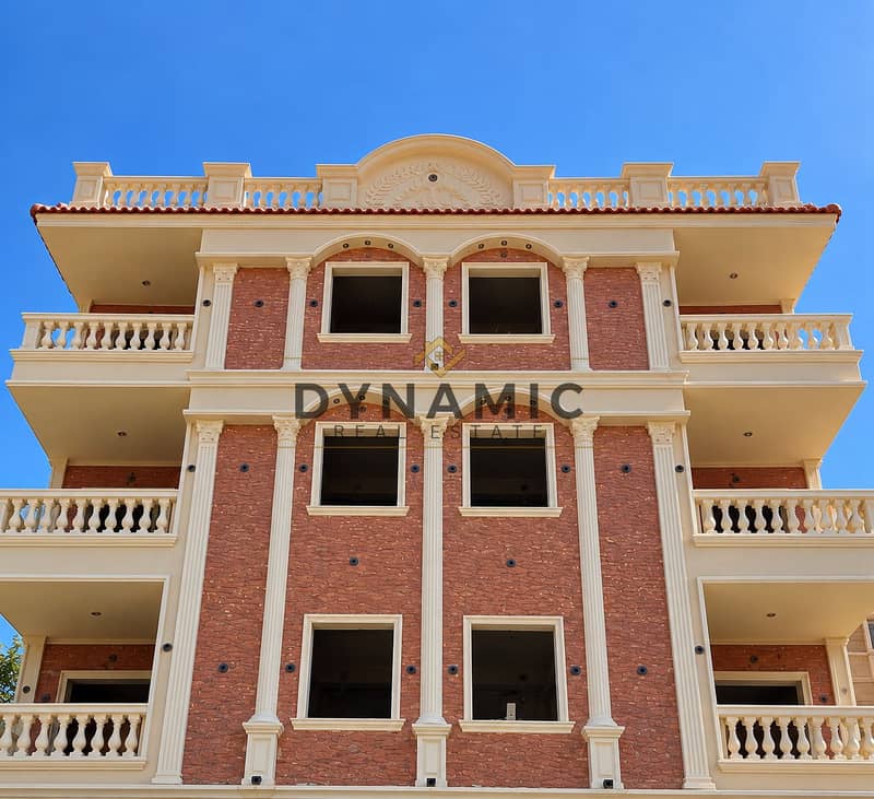 11 Symmetrical Neoclassical Façade Against Blue Sky. png