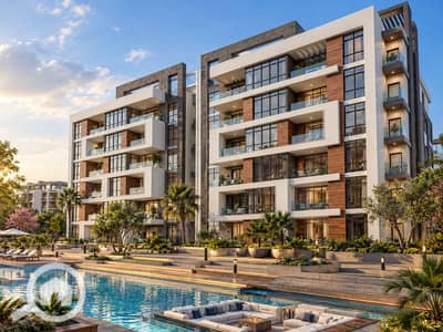 3 Bedroom Flat for Sale in Mostakbal City, Cairo - Luxury Poolside Modern Residences. png 3 Bedroom Flat for Sale in Mostakbal City, Cairo - Luxury Poolside Modern Residences. png
