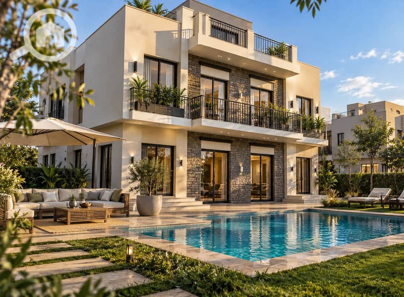 Modern Villa Poolside Retreat. png Modern Villa Poolside Retreat. png