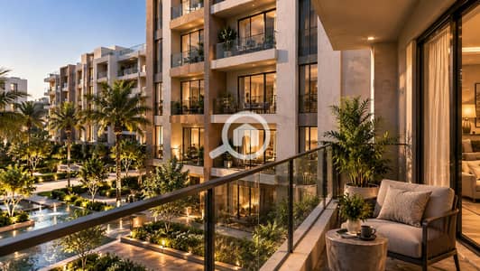 شقة 3 غرف نوم للبيع في حدائق اكتوبر، الجيزة - Golden-Hour Courtyard Retreat. png شقة 3 غرف نوم للبيع في حدائق اكتوبر، الجيزة - Golden-Hour Courtyard Retreat. png