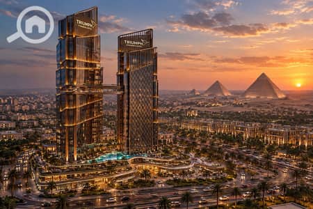 شقة فندقية 1 غرفة نوم للبيع في حدائق اكتوبر، الجيزة - Triumph Pyramids Hotel at Sunset. png