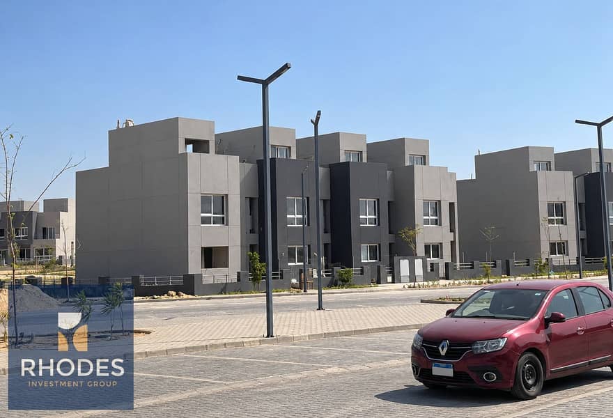 6 Modern Townhouses Under Clear Skies. png