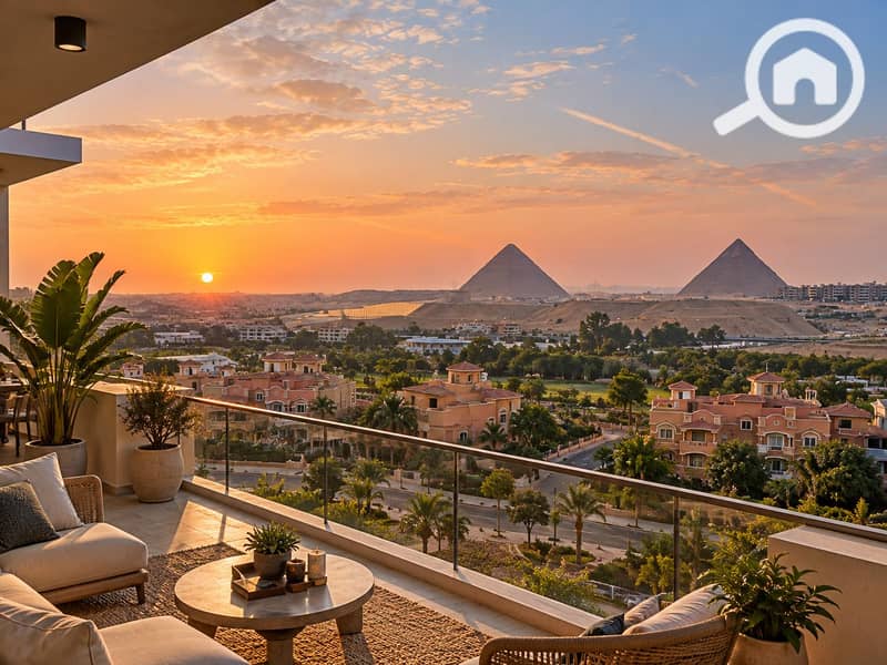 Golden Balcony View of the Pyramids. png Golden Balcony View of the Pyramids. png