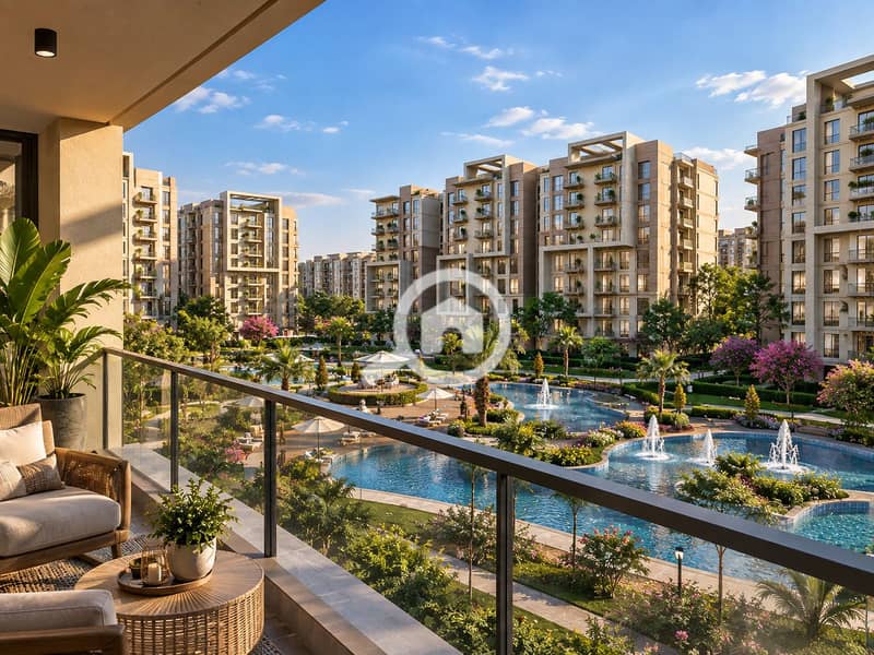 Luxury Courtyard from the Balcony. png Luxury Courtyard from the Balcony. png
