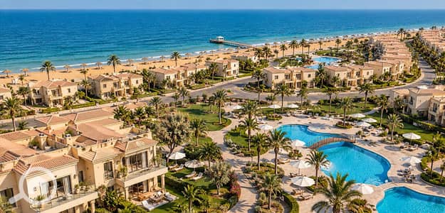 2 Bedroom Chalet for Sale in Ain Sukhna, Suez - Mediterranean Seaside Resort Paradise. png