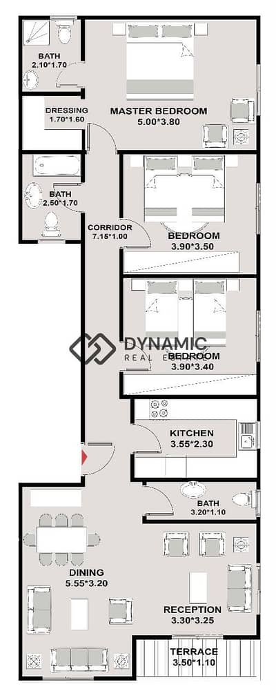 3 Bedroom Flat for Sale in New Cairo, Cairo - 4e6e10cc-6fab-455b-944e-96a6fc418f13. jpg