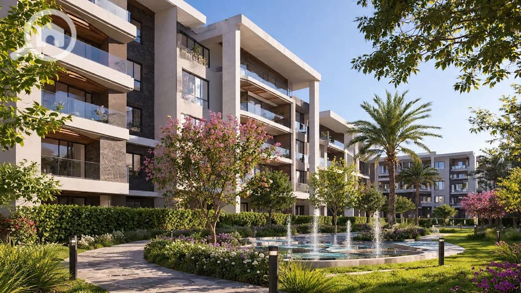 Sunny Modern Courtyard with Fountain. png Sunny Modern Courtyard with Fountain. png