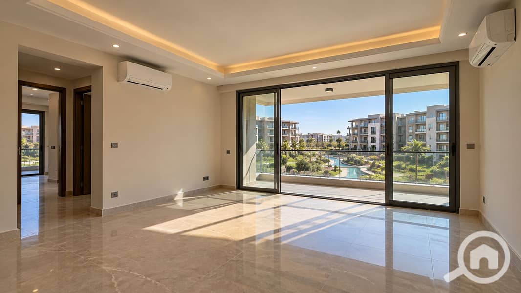 Sunlit Modern Apartment with Garden Views. png Sunlit Modern Apartment with Garden Views. png