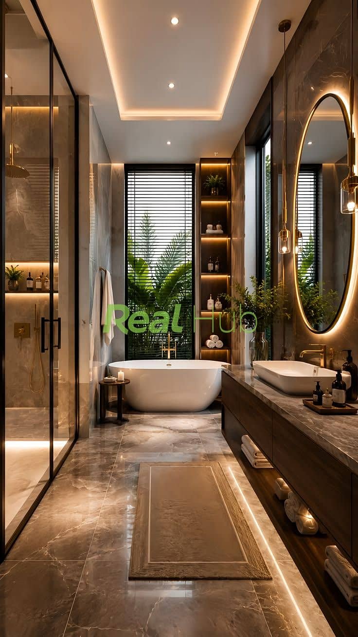 8 Modern Luxury Bathroom Decor Ideas _ Elegant Spa Style Bathroom Interior Design ✨. jpeg