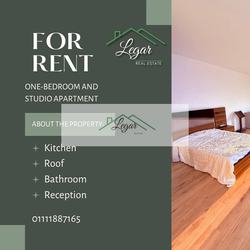3 Green Studio Apartment for Rent Instagram Post. png
