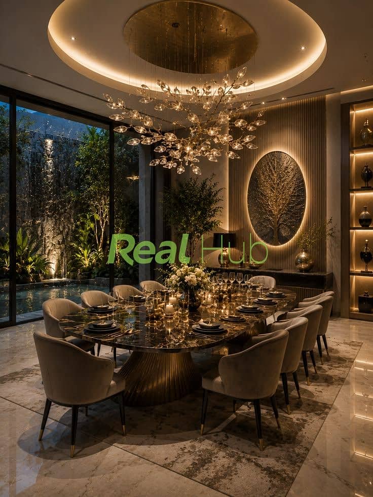 3 Golden Hour Luxury Dining Room. jpeg