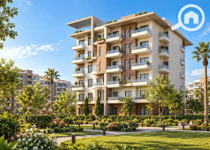 2 Bedroom Apartment for Sale in Hadayek October, Giza - Morning Garden Courtyard Apartments. png 2 Bedroom Apartment for Sale in Hadayek October, Giza - Morning Garden Courtyard Apartments. png