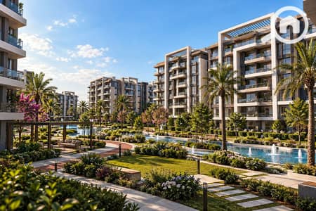 شقة 3 غرف نوم للبيع في 6 اكتوبر، الجيزة - Luxury Courtyard with Cascading Pools. png شقة 3 غرف نوم للبيع في 6 اكتوبر، الجيزة - Luxury Courtyard with Cascading Pools. png