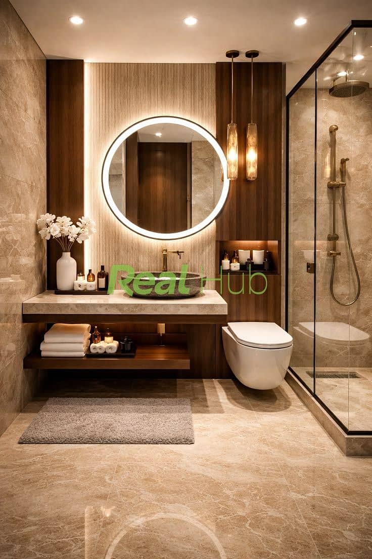 7 Modern Luxury Small Bathroom Design _ Space Saving Stylish Bathroom Interior Ideas 2026. jpeg