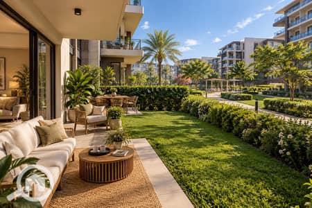2 Bedroom Apartment for Sale in Shorouk City, Cairo - Golden Terrace Garden Retreat. png