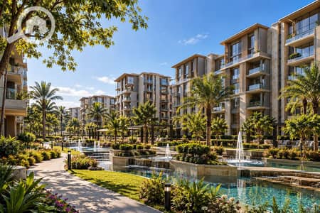 شقة 1 غرفة نوم للبيع في القاهرة الجديدة، القاهرة - Luxury Courtyard with Fountains and Palms. png شقة 1 غرفة نوم للبيع في القاهرة الجديدة، القاهرة - Luxury Courtyard with Fountains and Palms. png