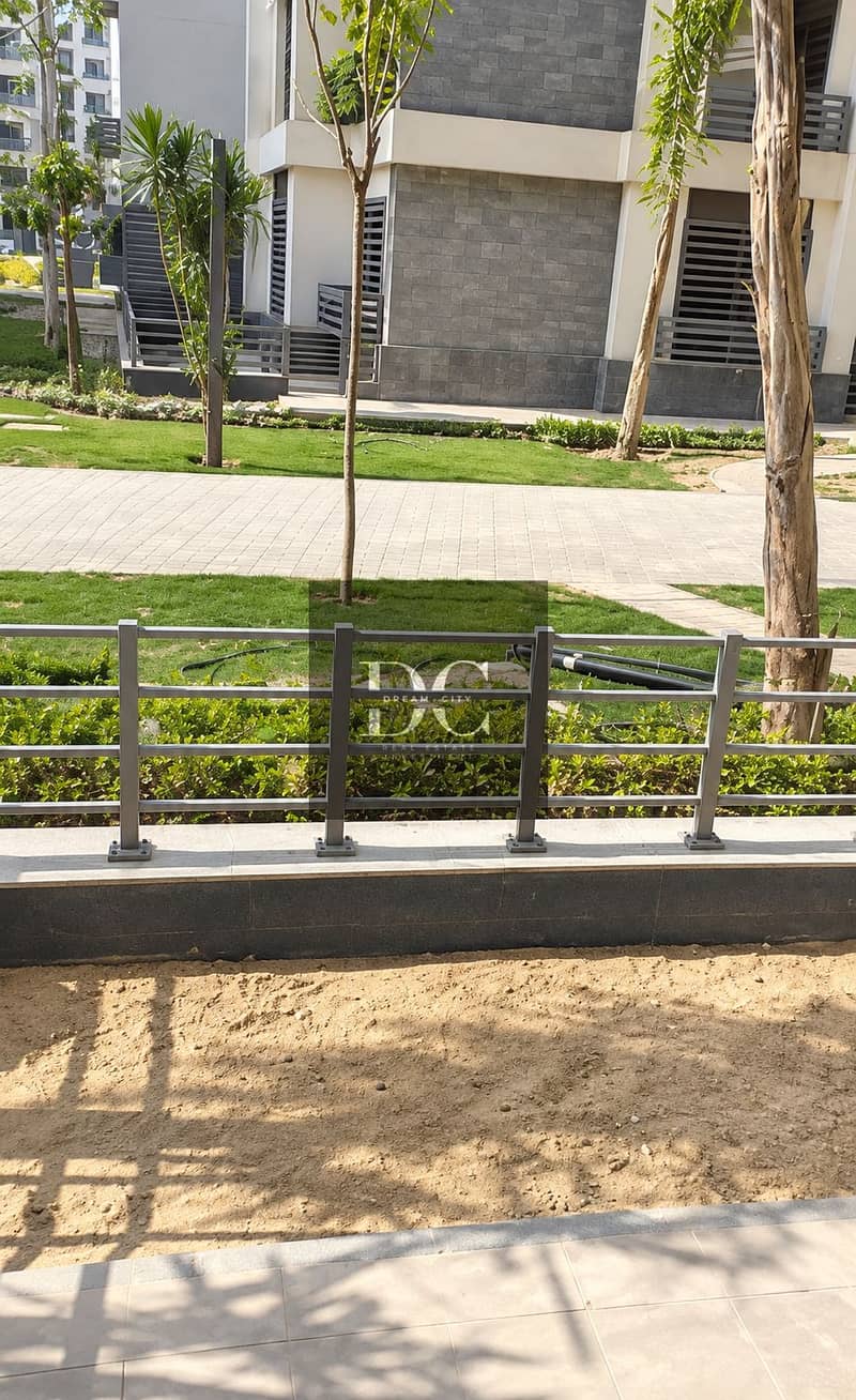 3 Sunlit Modern Residential Courtyard. png