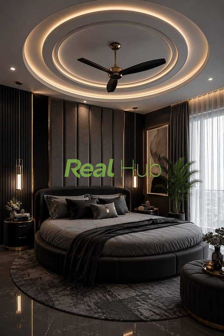 8 ✨ Luxury Modern Black Bedroom Ideas You'll Love ✨ Save this Pin for your dream bedroom inspiration!. jpeg